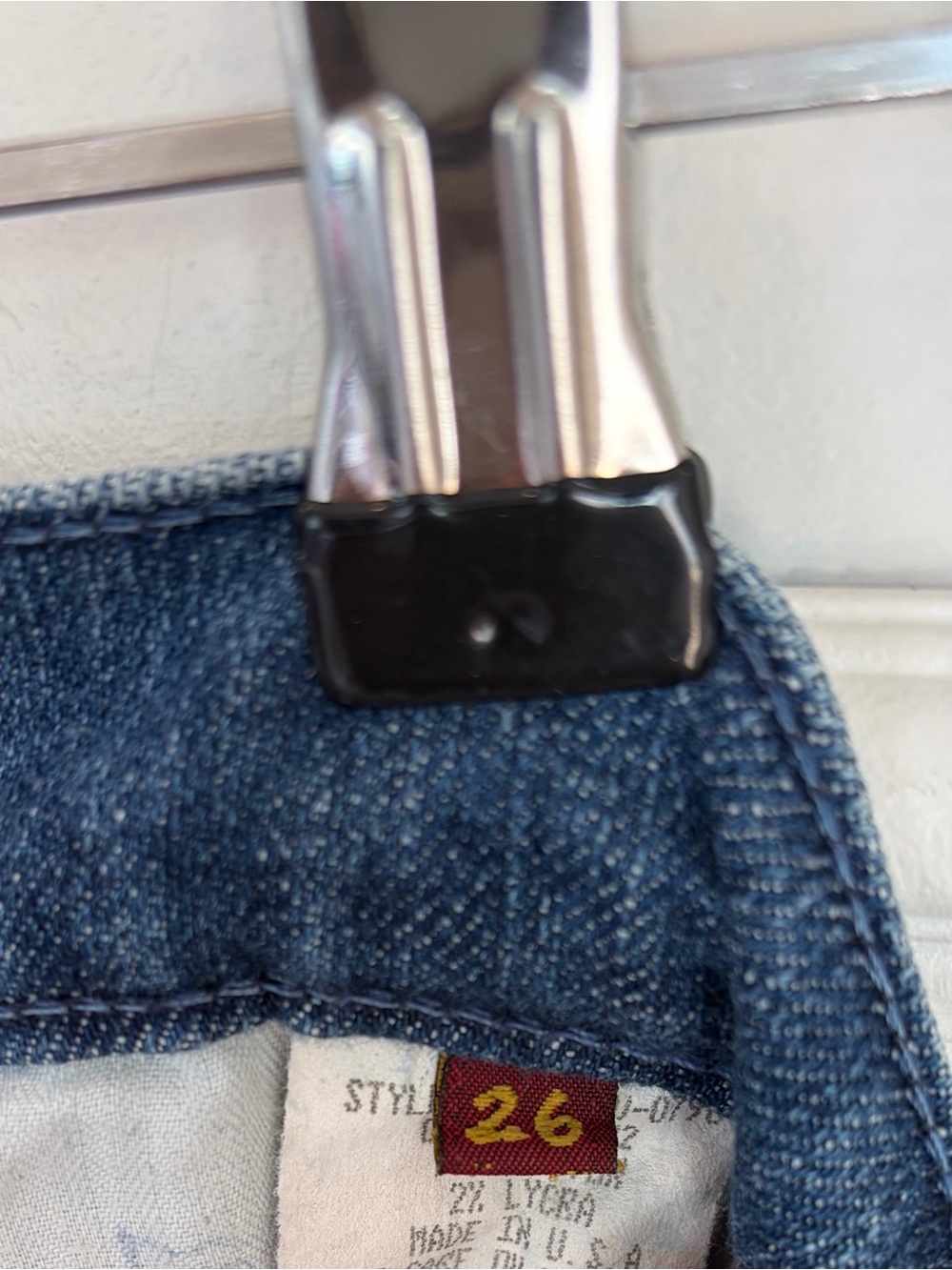 7 For All Mankind Women's Light Blue Dojo Wide Crop Jeans Size 26 - Picture 4 of 6